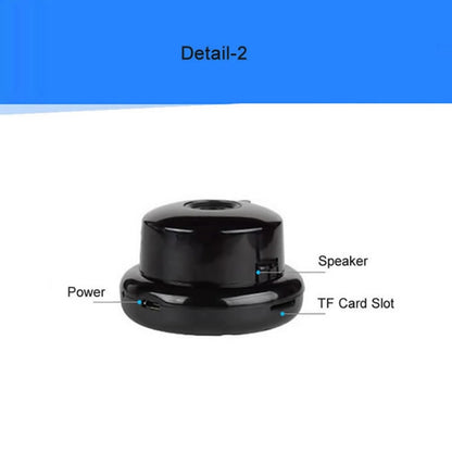 Anpwoo MN001 3518Ev200 กล้อง IP Mini HD WiFi 1.0 MP พร้อมไฟ LED อินฟราเรด 6 ชิ้นรองรับการตรวจจับการเคลื่อนไหวและการมองเห็นตอนกลางคืนและการ์ด TF (สูงสุด 64GB), MN001
