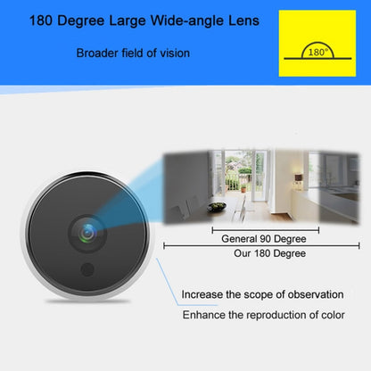 Anpwoo MN001 3518Ev200 กล้อง IP Mini HD WiFi 1.0 MP พร้อมไฟ LED อินฟราเรด 6 ชิ้นรองรับการตรวจจับการเคลื่อนไหวและการมองเห็นตอนกลางคืนและการ์ด TF (สูงสุด 64GB), MN001
