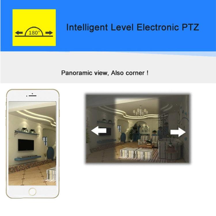 Anpwoo MN001 3518Ev200 กล้อง IP Mini HD WiFi 1.0 MP พร้อมไฟ LED อินฟราเรด 6 ชิ้นรองรับการตรวจจับการเคลื่อนไหวและการมองเห็นตอนกลางคืนและการ์ด TF (สูงสุด 64GB), MN001