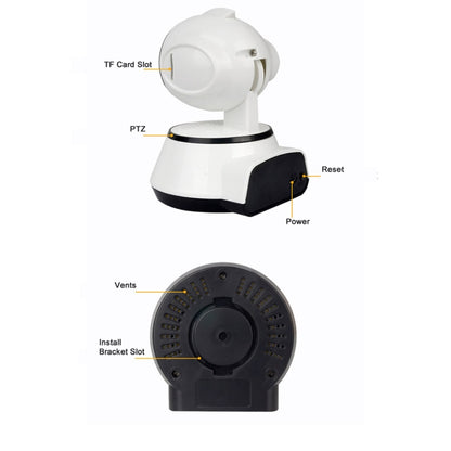 กล้อง IP Anpwoo YT001 720P HD WiFi พร้อมไฟ LED อินฟราเรด 6 ชิ้นรองรับการตรวจจับการเคลื่อนไหวและการมองเห็นตอนกลางคืนและการ์ด TF (สูงสุด 64GB), YT001