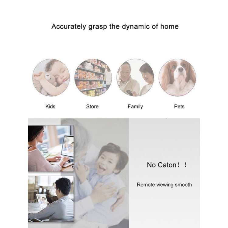 กล้อง IP Anpwoo YT001 720P HD WiFi พร้อมไฟ LED อินฟราเรด 6 ชิ้นรองรับการตรวจจับการเคลื่อนไหวและการมองเห็นตอนกลางคืนและการ์ด TF (สูงสุด 64GB), YT001
