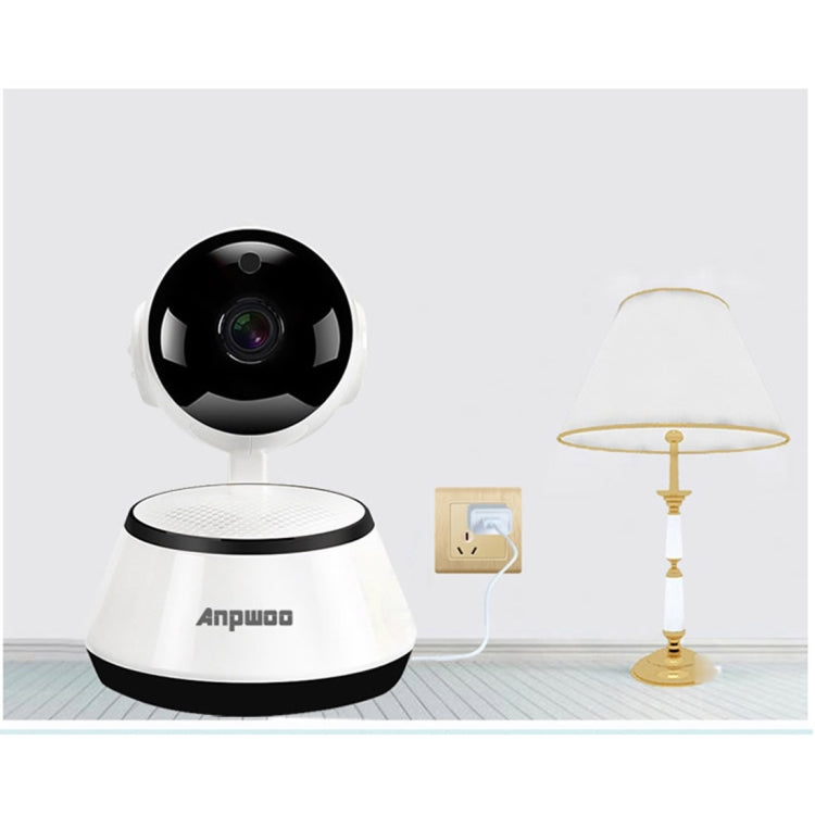 กล้อง IP Anpwoo YT001 720P HD WiFi พร้อมไฟ LED อินฟราเรด 6 ชิ้นรองรับการตรวจจับการเคลื่อนไหวและการมองเห็นตอนกลางคืนและการ์ด TF (สูงสุด 64GB), YT001
