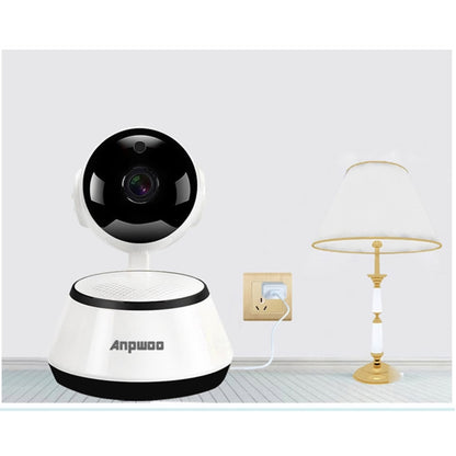 กล้อง IP Anpwoo YT001 720P HD WiFi พร้อมไฟ LED อินฟราเรด 6 ชิ้นรองรับการตรวจจับการเคลื่อนไหวและการมองเห็นตอนกลางคืนและการ์ด TF (สูงสุด 64GB), YT001