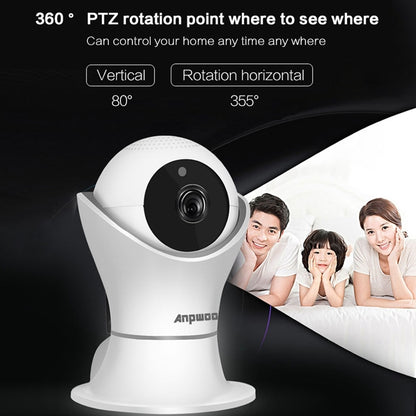 Anpwoo Hercules กล้อง IP GM8135+SC2145 1080P HD WiFi รองรับการตรวจจับการเคลื่อนไหวและการมองเห็นกลางคืนแบบอินฟราเรดและการ์ด TF (สูงสุด 128GB), Hercules