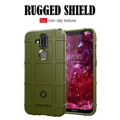 เคสซิลิโคนกันกระแทกฝาครอบเคสซิลิโคนแบบเต็มสำหรับ Nokia 8.1 / X7, For Nokia 8.1 / X7