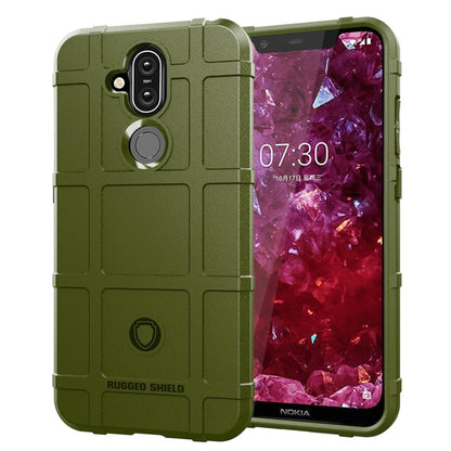เคสซิลิโคนกันกระแทกฝาครอบเคสซิลิโคนแบบเต็มสำหรับ Nokia 8.1 / X7, For Nokia 8.1 / X7