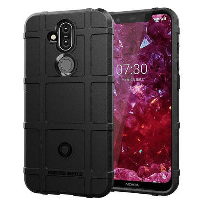 เคสซิลิโคนกันกระแทกฝาครอบเคสซิลิโคนแบบเต็มสำหรับ Nokia 8.1 / X7, For Nokia 8.1 / X7