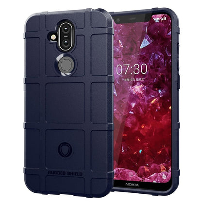 เคสซิลิโคนกันกระแทกฝาครอบเคสซิลิโคนแบบเต็มสำหรับ Nokia 8.1 / X7, For Nokia 8.1 / X7