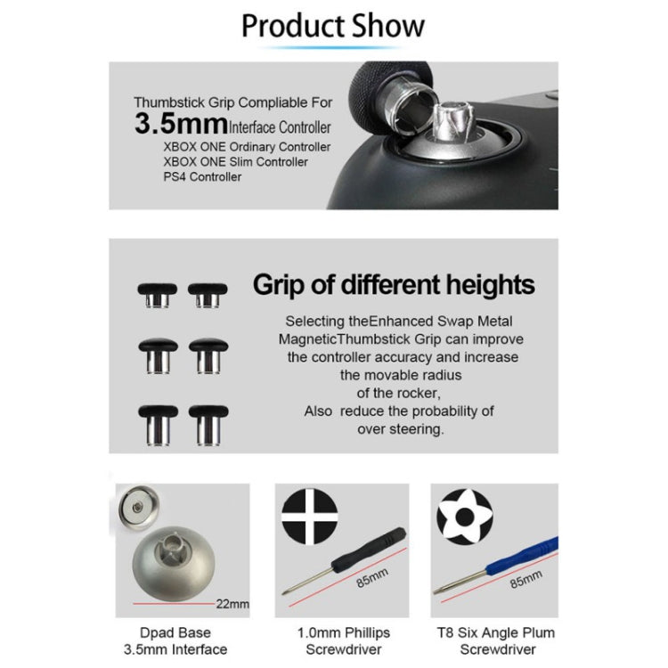 18 PCS Game Controller Handle Key อุปกรณ์เสริมสำหรับ Xbox One ELITE