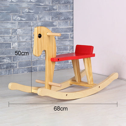 เด็กม้าโทรจันเด็กเก้าอี้โยกม้าโยกของเล่นขนาด: 67x25x54ซม, A-003
