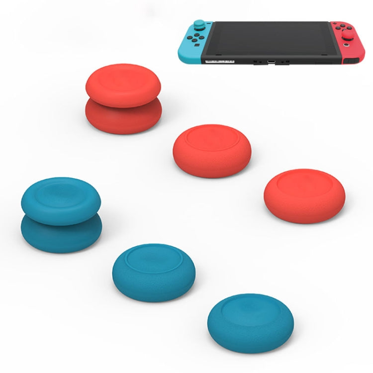 ฝาครอบปุ่มฝาครอบเกมแพดซ้าย + ขวาสำหรับสวิตช์, For Switch(Black), For Switch(Blue + Magenta), For Switch(Red)