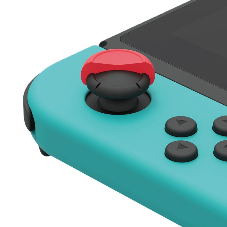 ฝาครอบปุ่มฝาครอบเกมแพดซ้าย + ขวาสำหรับสวิตช์, For Switch(Black), For Switch(Blue + Magenta), For Switch(Red)