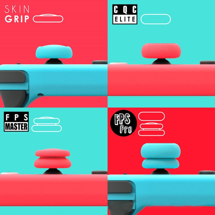 ฝาครอบปุ่มฝาครอบเกมแพดซ้าย + ขวาสำหรับสวิตช์, For Switch(Black), For Switch(Blue + Magenta), For Switch(Red)