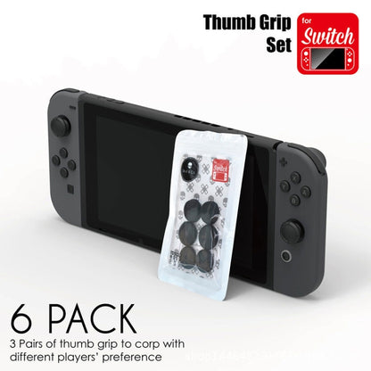 ฝาครอบปุ่มฝาครอบเกมแพดซ้าย + ขวาสำหรับสวิตช์, For Switch(Black), For Switch(Blue + Magenta), For Switch(Red)