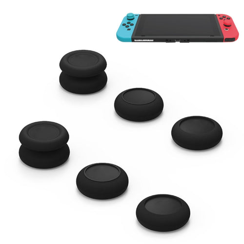 ฝาครอบปุ่มฝาครอบเกมแพดซ้าย + ขวาสำหรับสวิตช์, For Switch(Black), For Switch(Blue + Magenta), For Switch(Red)