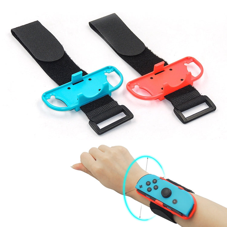สายรัดข้อมือเต้นรำยืดหยุ่นปรับได้ 1 คู่สำหรับสวิตช์ Nintendo, Wrist Band