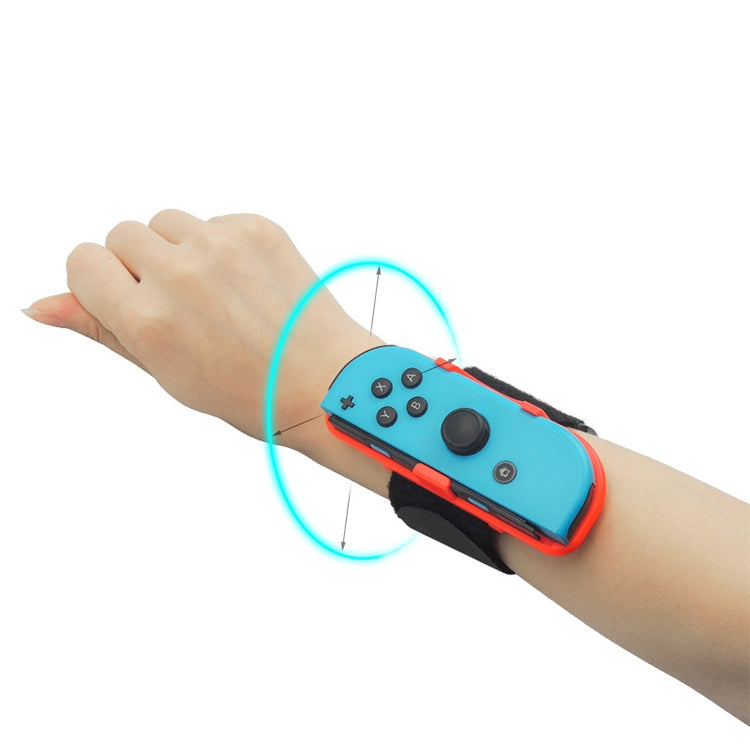 สายรัดข้อมือเต้นรำยืดหยุ่นปรับได้ 1 คู่สำหรับสวิตช์ Nintendo, Wrist Band