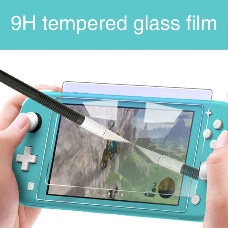 ฟิล์มกันรอยกระจกนิรภัย 9H HD ป้องกันรอยขีดข่วนสำหรับ Switch Lite, For Switch Lite