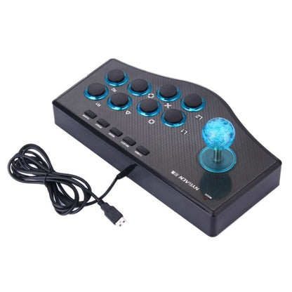USB Gladiator Street Machine เกมจับ Rocker Controller สำหรับ PC / PS3 / TV Box, USB Handle Rocker