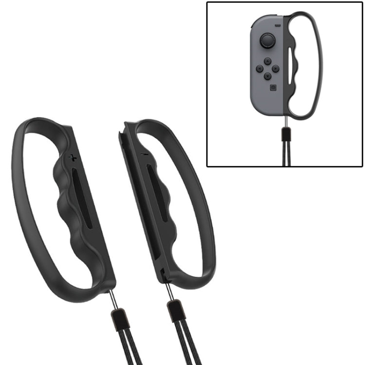 IPlay Small Handle Boxing Grip ด้ามจับเกมแพดพร้อมสายรัดสำหรับสวิตช์ Joy-Con, Black, Red