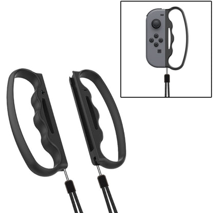 IPlay Small Handle Boxing Grip ด้ามจับเกมแพดพร้อมสายรัดสำหรับสวิตช์ Joy-Con, Black, Red