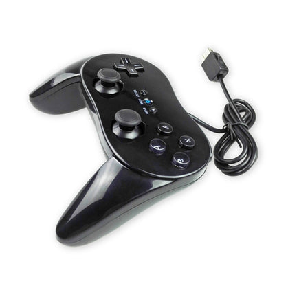 ตัวควบคุมเกมแบบมีสายคลาสสิกสำหรับเล่นเกมระยะไกลสำหรับ Nintendo Wii