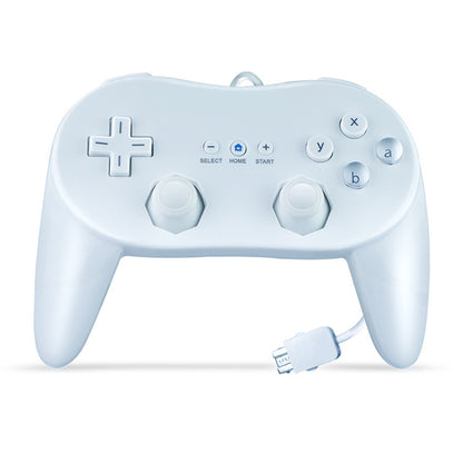 ตัวควบคุมเกมแบบมีสายคลาสสิกสำหรับเล่นเกมระยะไกลสำหรับ Nintendo Wii