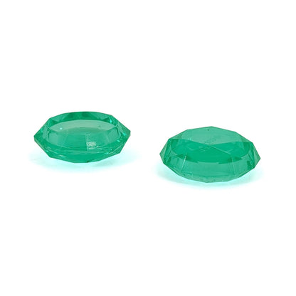 2 ชิ้น Diamond Texture Games Grip Caps สำหรับ PS5, Clear White, Green, Blue, Red