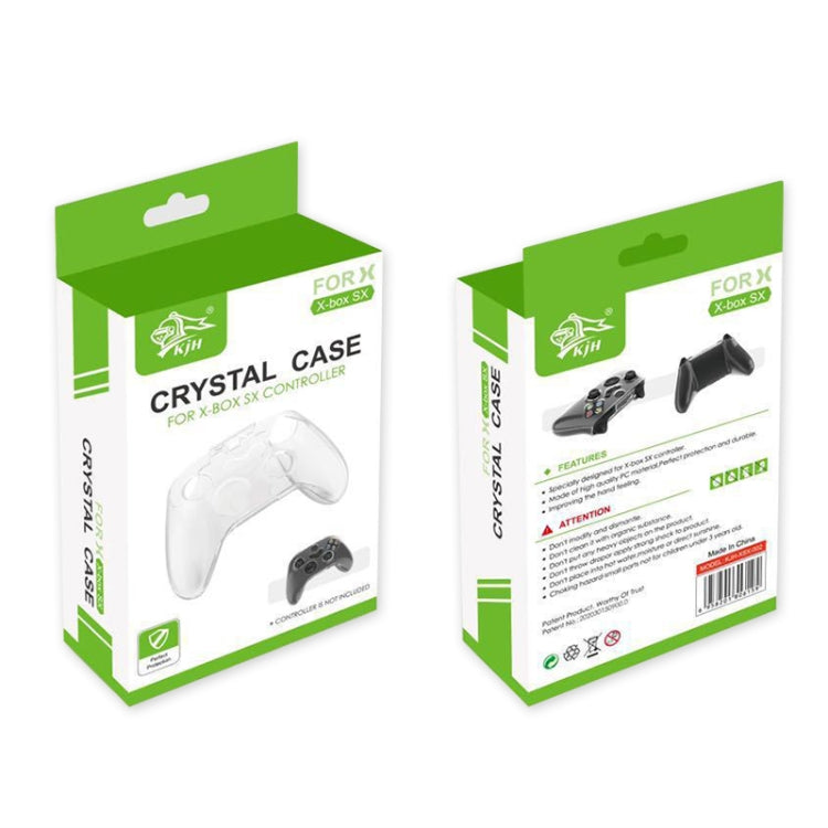 KJH XSX-002 ฝาครอบเกมแพดแบบโปร่งใสสำหรับ Xbox Series X, For Xbox Series X