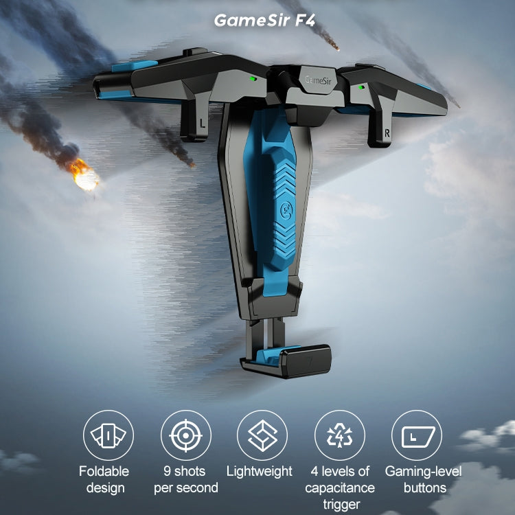 GameSir F4 พับ Eagle Wing รูปทางกายภาพเชื่อมต่อโดยตรงเกมตัวเก็บประจุเข้ากันได้กับอุปกรณ์ระบบ IOS และ Android, F4