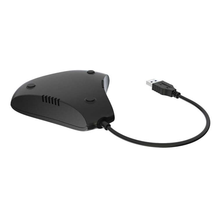 KJH P5-015 4 in 1 Hub Converter USB 3.0 Blue Light ขยายอะแดปเตอร์ Splitter Charger Connector Splitter สำหรับ PS5 /Xbox Series X, KJH P5-015