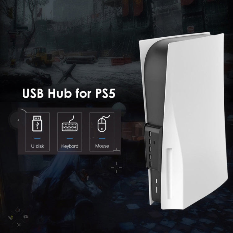 KJH P5-008 6 in 1 USB Splitter Expander Hub Adapter สำหรับ PS5, KJH P5-008