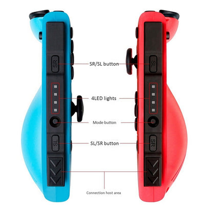 ตัวควบคุมเกมเกมแพด Joypad ไร้สาย Bluetooth ซ้ายและขวาสำหรับสวิตช์, For Nintendo Switch