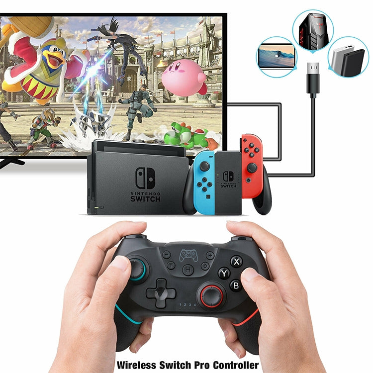 คอนโทรลเลอร์เกมเกมแพด Bluetooth Joypad สำหรับ Switch Pro, For Switch Pro