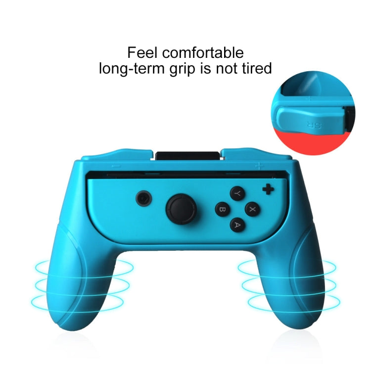 OIVO 2 PCS ซ้ายและขวาเกม Handle Grip Controller สำหรับ Nintendo Switch Joy-con Grip, Red And Bule