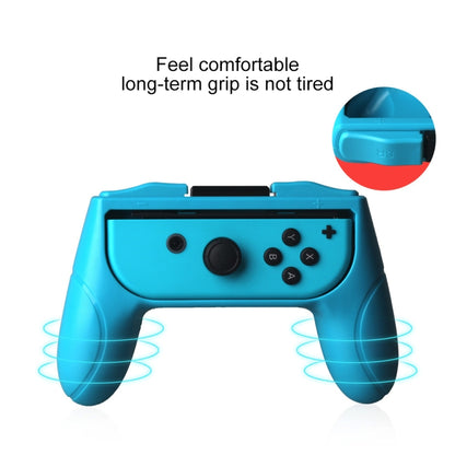 OIVO 2 PCS ซ้ายและขวาเกม Handle Grip Controller สำหรับ Nintendo Switch Joy-con Grip, Red And Bule