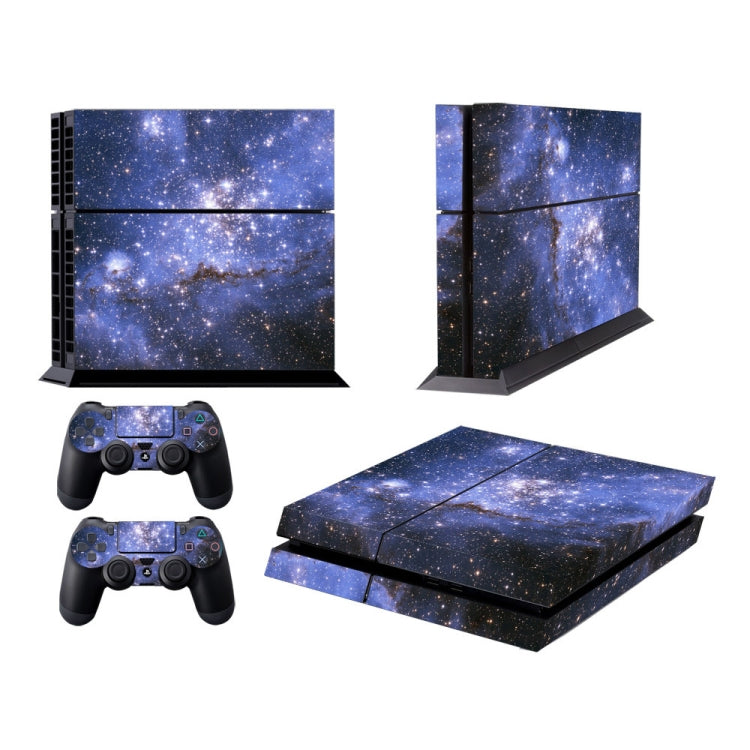 สติกเกอร์ฟิล์มป้องกันสีแฟชั่น Starry Sky Pattern สำหรับ Sony PS4, Starry Sky Pattern