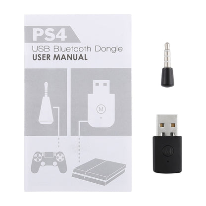 อะแดปเตอร์บลูทูธ 3.5 มม. และ USB Dongle ตัวรับและเครื่องส่งสัญญาณสำหรับ Sony PlayStation PS4, For PS4