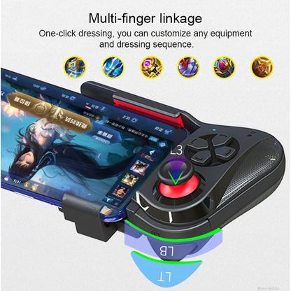 MOCUTE-059 Bluetooth 4.0 เกมแพด Bluetooth มือซ้ายสองโหมดสำหรับโทรศัพท์ขนาด 6.5-7.2 นิ้วรองรับการเชื่อมต่อ Android / IOS โดยตรงและการเล่นโดยตรง