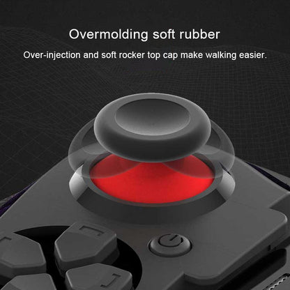 MOCUTE-059 Bluetooth 4.0 เกมแพด Bluetooth มือซ้ายสองโหมดสำหรับโทรศัพท์ขนาด 6.5-7.2 นิ้วรองรับการเชื่อมต่อ Android / IOS โดยตรงและการเล่นโดยตรง