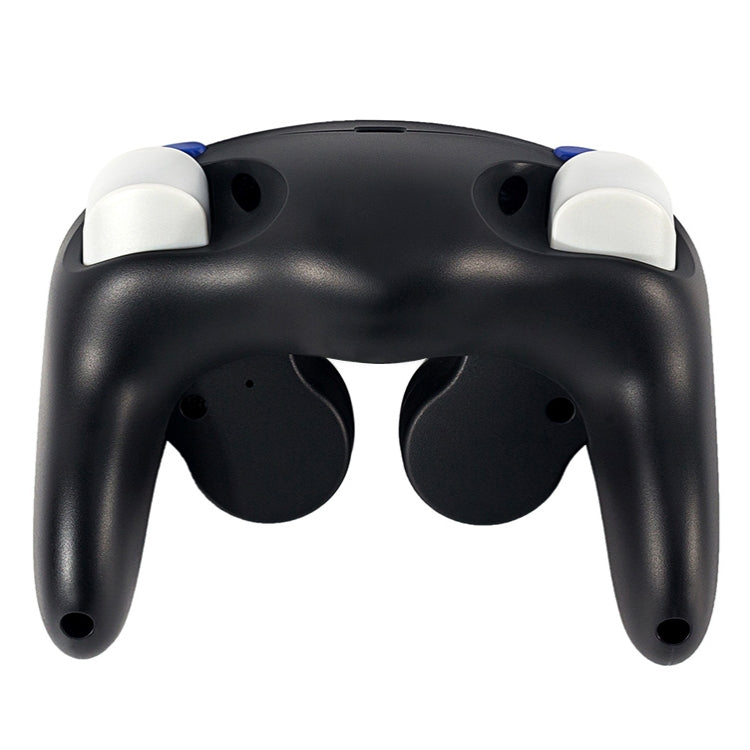 ตัวควบคุมเกมแบบใช้สายแถบตกแต่งสามจุดสำหรับ Nintendo NGC, For Nintendo NGC(Black)