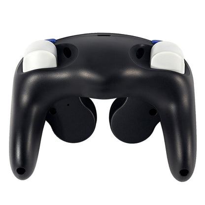 ตัวควบคุมเกมแบบใช้สายแถบตกแต่งสามจุดสำหรับ Nintendo NGC, For Nintendo NGC(Black)