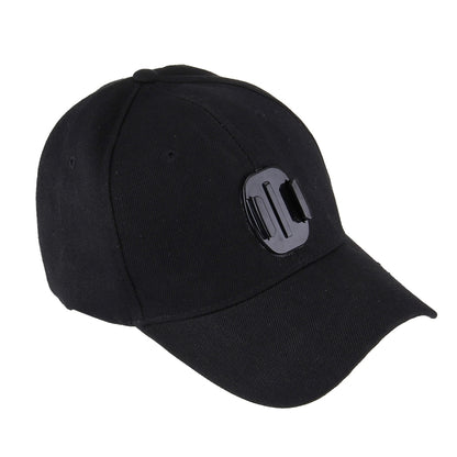หมวกเบสบอล Topi หมวกกันแดดกลางแจ้งพร้อมที่วางขาตั้งกล้องสำหรับ GoPro & SJCAM และ Xiaomi Xiaoyi Sport Action Camera