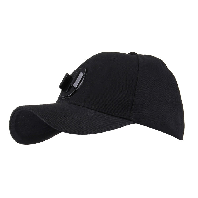 หมวกเบสบอล Topi หมวกกันแดดกลางแจ้งพร้อมที่วางขาตั้งกล้องสำหรับ GoPro & SJCAM และ Xiaomi Xiaoyi Sport Action Camera