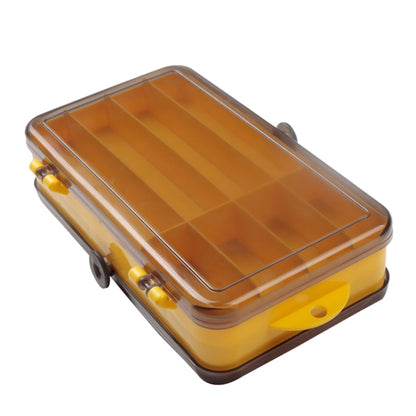 กล่องล่อกลางแจ้งแบบพกพากล่องเก็บสองด้านพลาสติกใสขนาด: 18 x 10 x 5 ซม