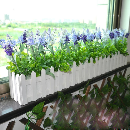 ไม้ดอกไม้ชาวไร่รั้วที่เก็บหม้อโฟมขนาด: 100 ซม.x 9 ซม.x 11 ซม., Length: 100cm