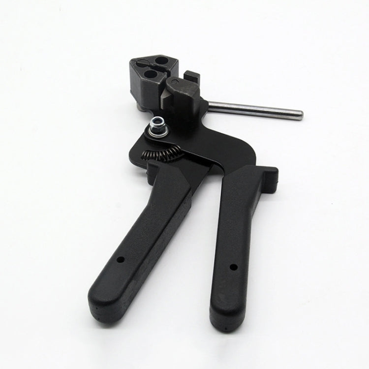 Zip Tie ความตึงเครียดอัตโนมัติตัดปืนพิเศษคีมยึดเครื่องมือสำหรับสายสแตนเลสผูกกว้าง 4.6-12 มม., XN-LQG