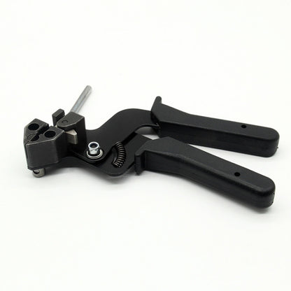 Zip Tie ความตึงเครียดอัตโนมัติตัดปืนพิเศษคีมยึดเครื่องมือสำหรับสายสแตนเลสผูกกว้าง 4.6-12 มม., XN-LQG
