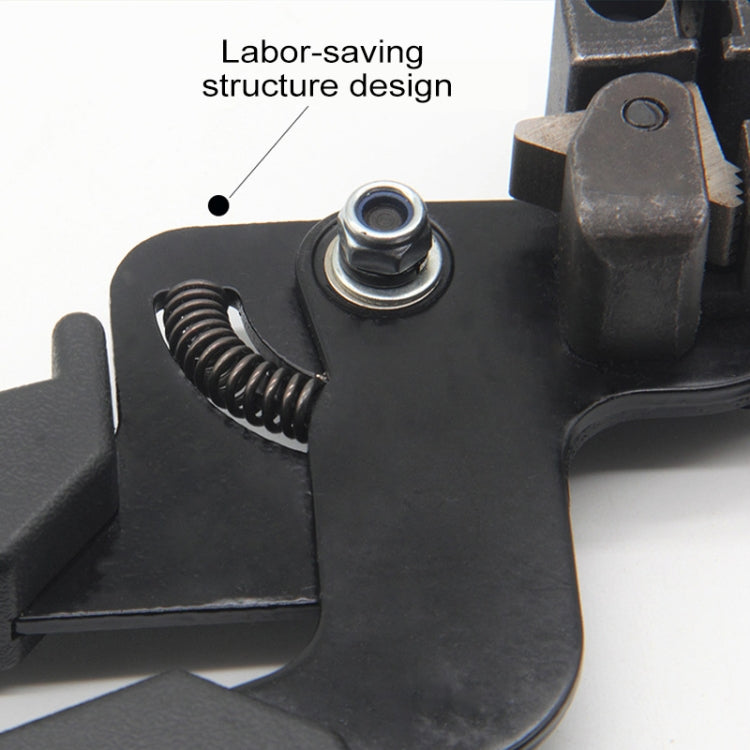 Zip Tie ความตึงเครียดอัตโนมัติตัดปืนพิเศษคีมยึดเครื่องมือสำหรับสายสแตนเลสผูกกว้าง 4.6-12 มม., XN-LQG