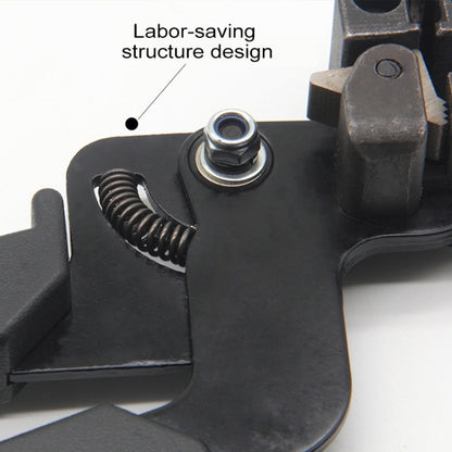 Zip Tie ความตึงเครียดอัตโนมัติตัดปืนพิเศษคีมยึดเครื่องมือสำหรับสายสแตนเลสผูกกว้าง 4.6-12 มม., XN-LQG